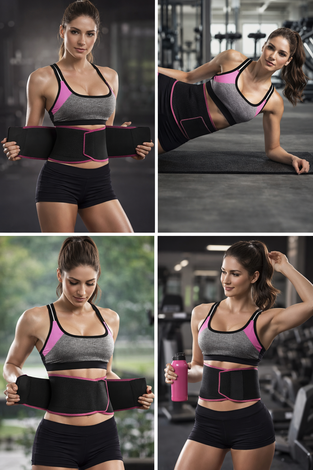 PORTABLE ADJESTABLE WAIST TRIMMER BELT
