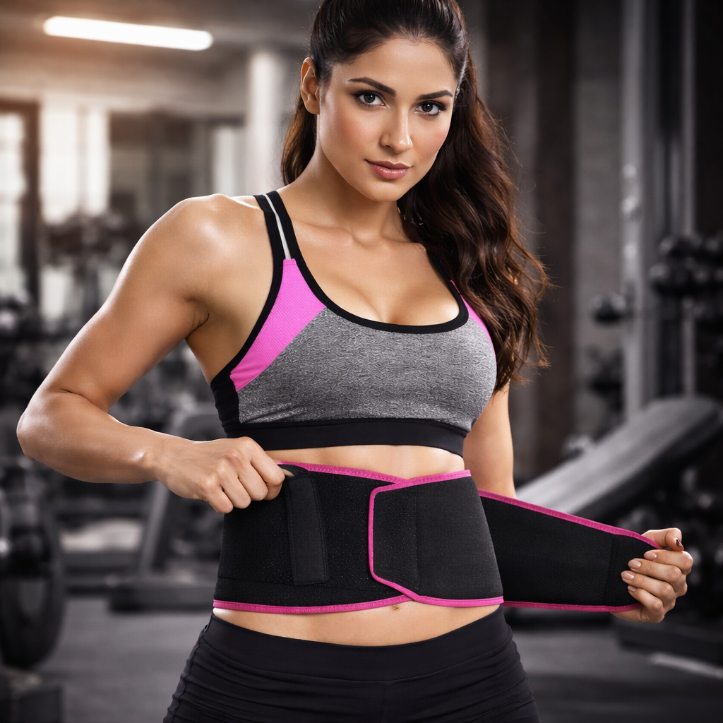 PORTABLE ADJESTABLE WAIST TRIMMER BELT